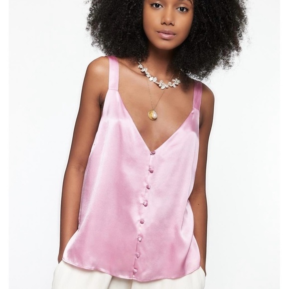 CAMI NYC 100% silk candy tank top - Picture 4 of 14